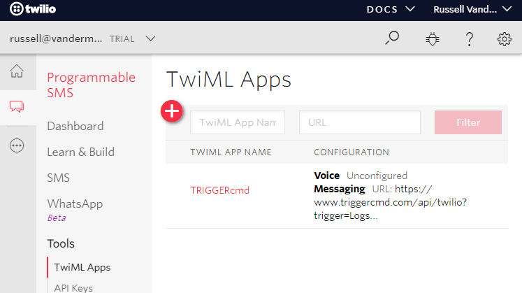 Twilio API 1